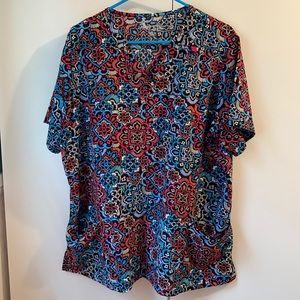 Butter Soft Scrub Top XL